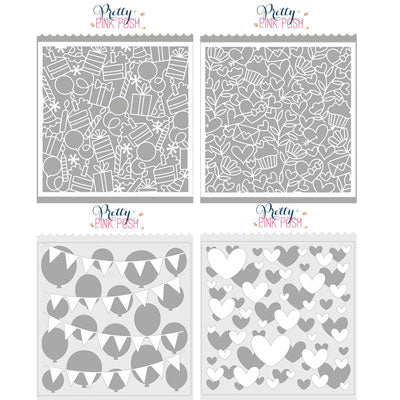 Layered Stars Stencils (2 Pack) – Pretty Pink Posh LLC