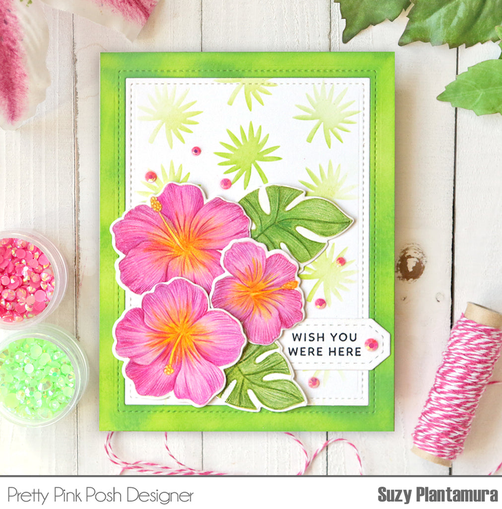 Hibiscus Flowers Stamp Set – Pretty Pink Posh LLC